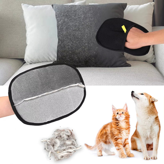 1/2/3/4pcs Pet Hair Remover Mitt Pet Hair Remover Gloves Deshedding Brush Glove for Dog Cat Rabbit with Long/Short/Curly Hair