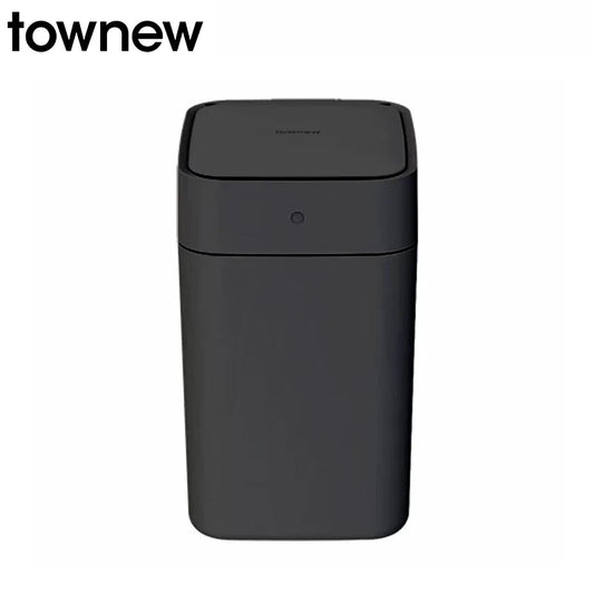 TOWNEW T1S 4.1 gallon smart trash can, self sealing automatic conversion, motion sensor, black